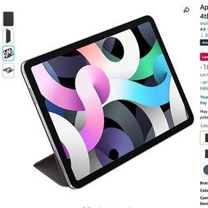 Apple Smart Folio for iPad Air 4th Gen, Black